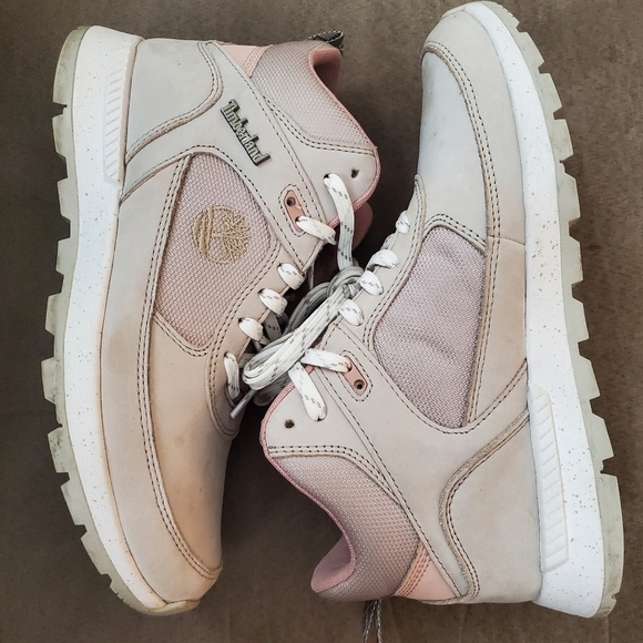 Timberland Field Trekker Mid Womens Shoes Size 7.5 In Light Taupe Nubuck-beige - Picture 7 of 12